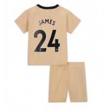 Chelsea Reece James #24 Tredjeställ Barn 2022-23 Korta ärmar (+ Korta byxor)